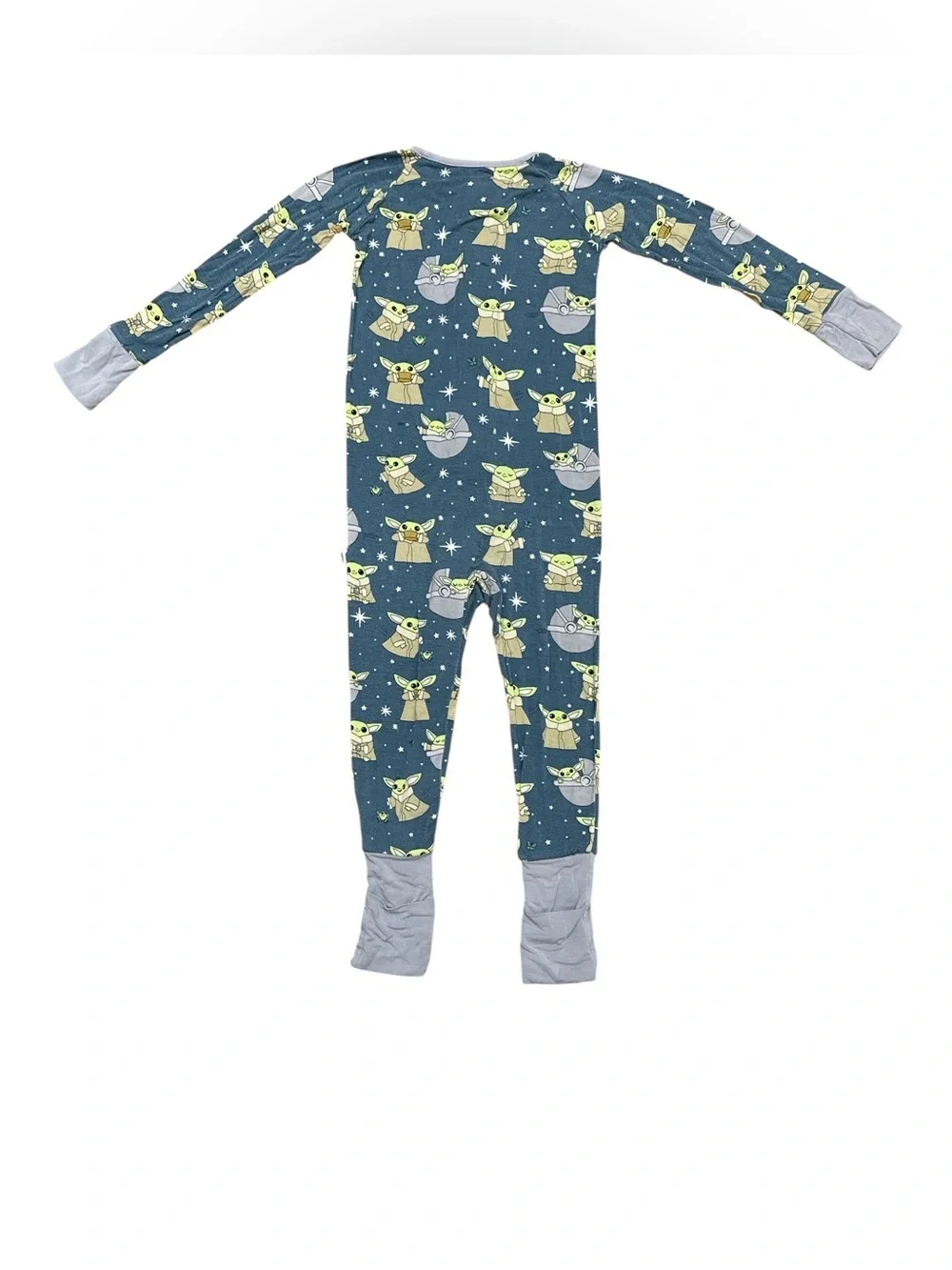 Little Sleepies STAR WARS Grogu Bamboo Convertible Zippy Boys Girls Size 2T